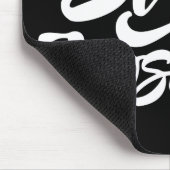 Bleibe Gelb Mousepad (Ecke)