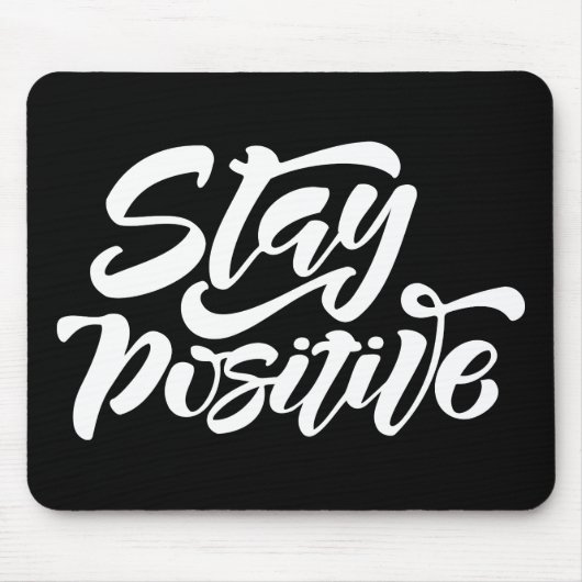 Bleibe Gelb Mousepad (Vorne)