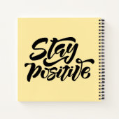 Bleibe Gelb Notizblock (Rückseite)