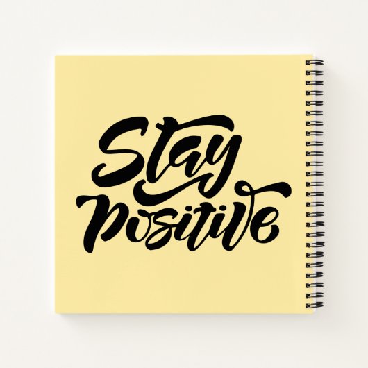 Bleibe Gelb Notizblock (Rückseite)