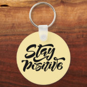 Bleibe Gelb Schlüsselanhänger (Vorderseite)