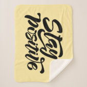 Bleibe Gelb Sherpadecke (Vorderseite)