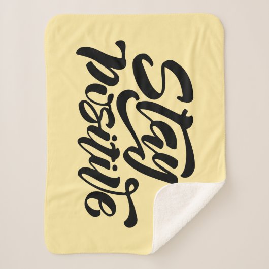 Bleibe Gelb Sherpadecke (Vorderseite)