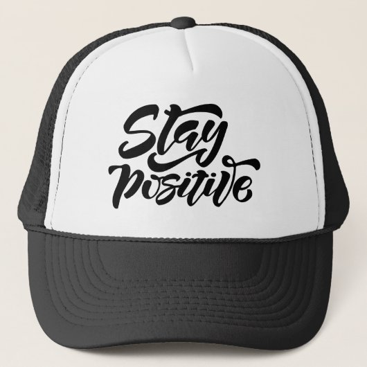 Bleibe Gelb Truckerkappe (Vorderseite)