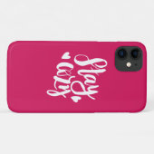 Bleibe gemütlich Case-Mate iPhone hülle (Rückseite (Horizontal))