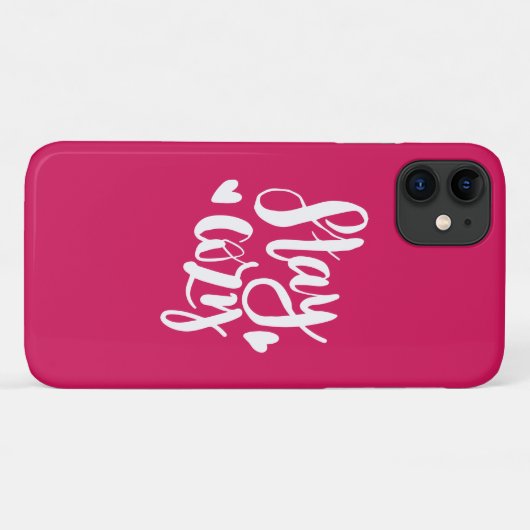 Bleibe gemütlich Case-Mate iPhone hülle (Rückseite (Horizontal))