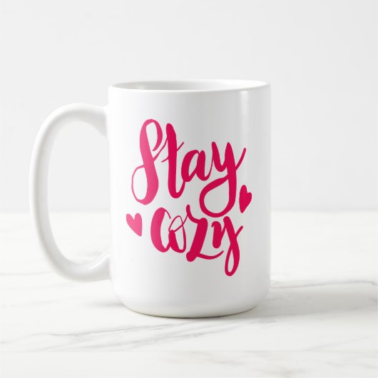 Bleibe gemütlich kaffeetasse (Links)