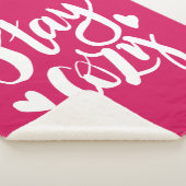 Bleibe gemütlich sherpadecke (3/4)