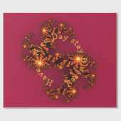 Bleibe gesegnet haben einen schönen Tag Geschenkpapier (Flach)