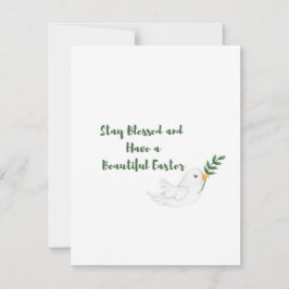 Bleibe gesegnet und habe ein schönes Ostern auf ei Feiertagskarte