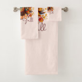 Bleibe gesegnet Y'all mit farbenfroher Türkei Badhandtuch Set (Insitu)