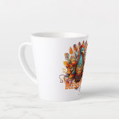 Bleibe gesegnet Y'all mit farbenfroher Türkei Milchtasse (Linke Ecke)