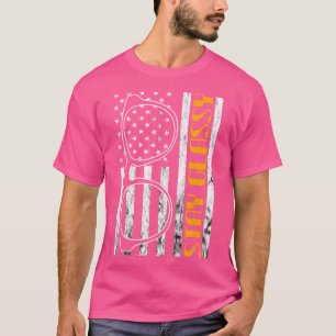Bleibe Glassy America Usa Flag Augenarzt Eye Care T-Shirt