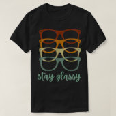 Bleibe Glassy T-Shirt (Design vorne)