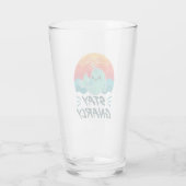 Bleibe Gnarly Niedlich Narwhal Narwhals Lover Glas (Rückseite)