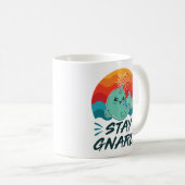 Bleibe Gnarly Niedlich Narwhal Narwhals Lover Kaffeetasse (VorderseiteRechts)