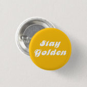 Bleibe Golden Button (Vorne & Hinten)