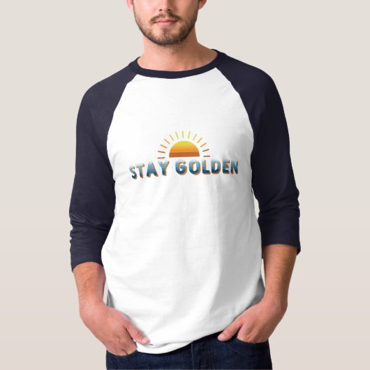Bleibe Golden T - Shirt (Vorderseite)