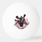 Bleibe Goth Pink Eye Creepy Horror Wicca Tischtennisball (Vorderseite)