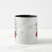 Bleibe Gothic Lips Tattoo Oddity Tasse (Zentrum)