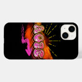 Bleibe Graffiti HOPE Graphic Case-Mate iPhone Hülle (Rückseite (Horizontal))