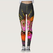 Bleibe Graffiti HOPE Graphic Leggings (Vorderseite)