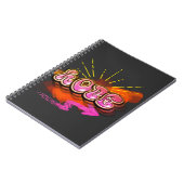 Bleibe Graffiti HOPE Graphic Notizblock (Linke Seite)