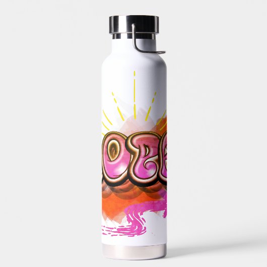 Bleibe Graffiti HOPE Graphic Trinkflasche (Links)