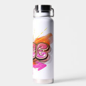 Bleibe Graffiti HOPE Graphic Trinkflasche (Rückseite)