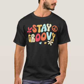 Bleibe Groovy Hippie T-Shirt