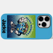 Bleibe Groovy [MEIN NAME] Case-Mate iPhone Hülle (Rückseite (Horizontal))