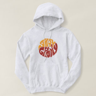Bleibe Groovy mit einem Splash aus Rot und Gelb Hoodie