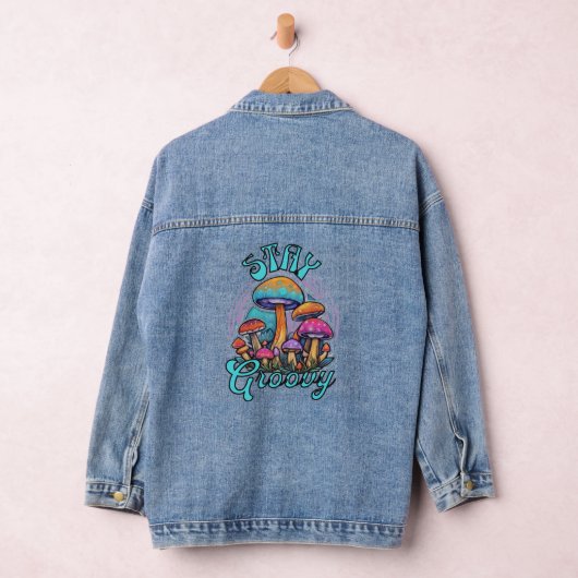 Bleibe Groovy Mushroom Jeansjacke (Hangar)