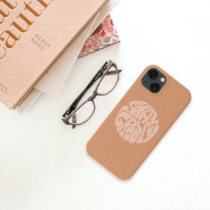 Bleibe Groovy Retro Beige Case-Mate iPhone Hülle
