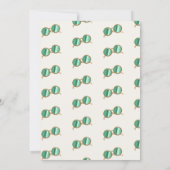 Bleibe Groovy Retro Geburtstagsparty Einladung (Rückseite)