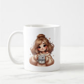 Bleibe Grounded Coffee Tasse - Cosy Bubbly Girl wi (Links)