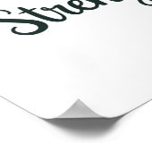 Bleibe Grounded, Grow Tall - Yoga Bear Achtung Poster (Ecke)