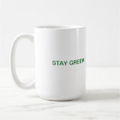 Bleibe grüne Tasse (Links)
