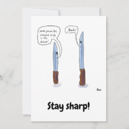 Bleibe Grußkarte Feiertagskarte