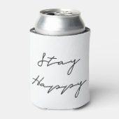 Bleibe Happy Can Cooler Dosenkühler (Kanne Vorderseite)
