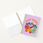 Bleibe Happy Notebook Notizblock (Innenseite)