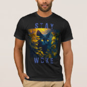 "Bleibe" Helle Augen T - Shirt (Vorderseite)