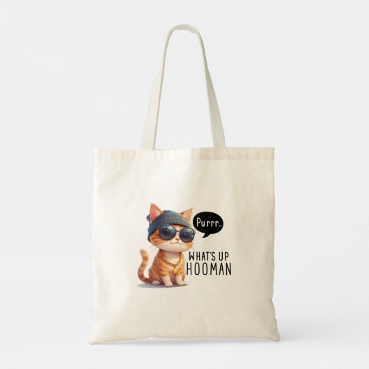 Bleibe Humble Cat Theme Lässig Tote Bag Tragetasche (Rückseite)