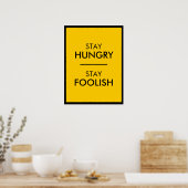 Bleibe Hunger Poster (Küche)