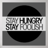 Bleibe Hunger Poster (Vorne)