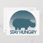 Bleibe Hunger Postkarte (Vorne/Hinten)