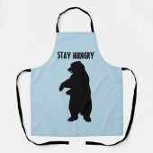 BLEIBE HUNGRY GRIZZLY BÄREN KÜCHE Schürze FÜR MAMA (Vorderseite)
