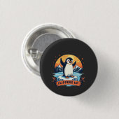 Bleibe ich bei Pinguinen gegen Trump Button (Vorne & Hinten)