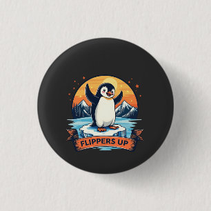 Bleibe ich bei Pinguinen gegen Trump Button