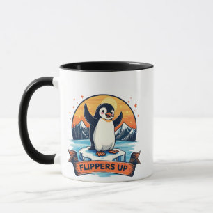 Bleibe ich bei Pinguinen gegen Trump Tasse